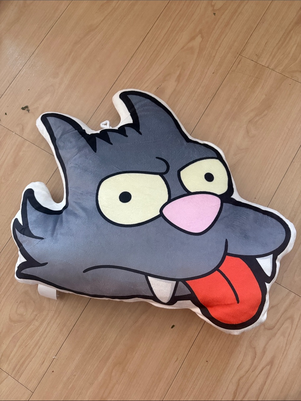 Itchy and scratchy, The Simpsons  Pillow with Pink Nose and Red Tongue